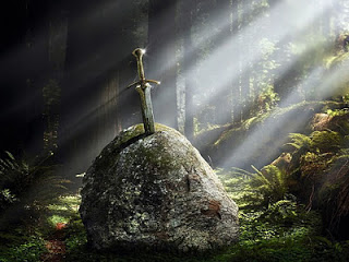 Excalibur-king-arthur as seen on linenlavenderlife com